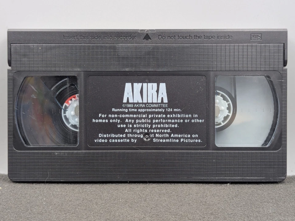 AKIRA 1989 English Widescreen Letterbox VHS Streamline Pictures Anime Free S&H — 第 4/4 张图片