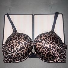 Victoria s Secret 36D Miraculous Plunge Bombshell Add 2 Cups Super Push Up Bra