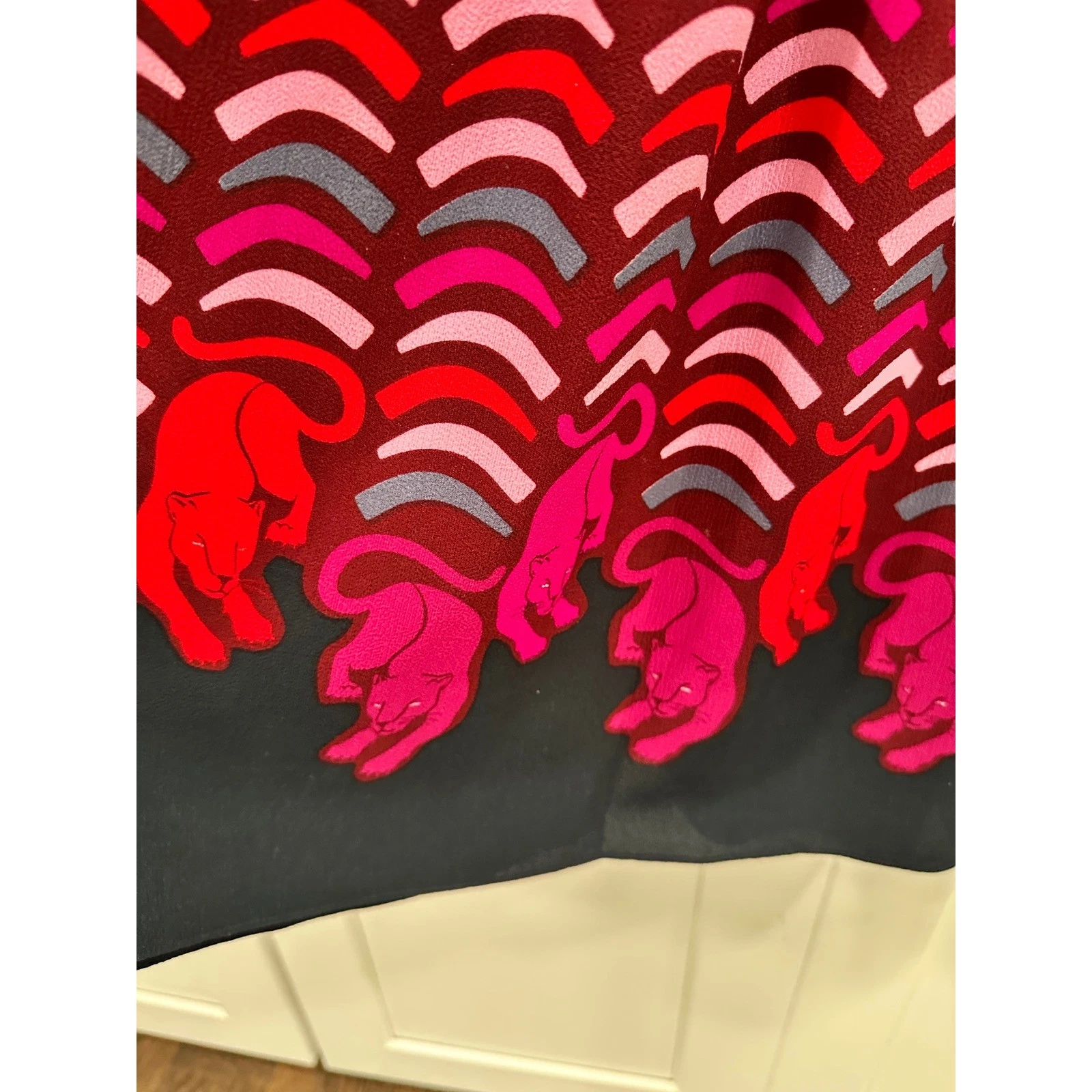 Kate Spade Mini Abito Abito Vita Smock Manica Lunga Abito da Festa XL