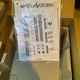 Sega Saturn HST-0004 Console Set Gray with BOX controller JP