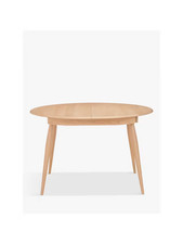John Lewis Ercol Shalstone Round  Extending Dining Table, Oak RRP £999