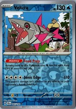 Carta Pokemon Veluza Reverse Holo 045/142 Corona Stellare Non Comune LP
