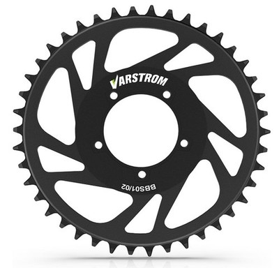 BAFANG BBS02B/BBS01B Chainring 36T/42T Black Aluminum Alloy for Mid Drive Kits