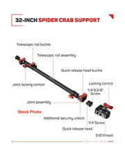 IFOOTAGE Spider Crab Support Rod SA 32 - Open Box