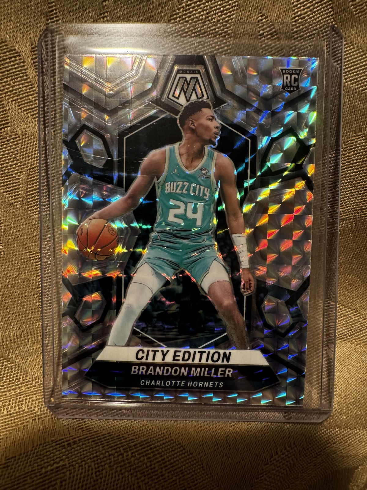 2023-24 Panini Mosaic - City Edition Brandon Miller #277 Mosaic Prizm (RC)