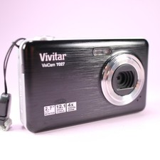 Vivitar Digital Camera Vivicam T027 12.1MP Black Tested