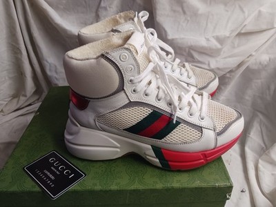 Gucci Italy Lace-Up Women's Sneakers Boots Shoes US Size 9.5 (Euro 40)