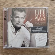 PROMO: David Foster Hit Man Returns CD + DVD HYPE STICKER Reprise Pop Jazz POP