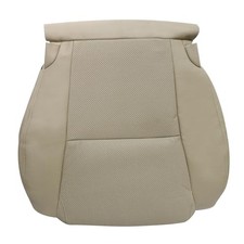Front Left Driver Side Bottom Perforated Leather Seat Cover Compatible with Tan
