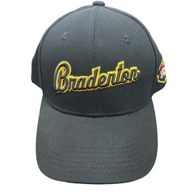 Melonwear Bradenton Marauders MiLB Baseball Hat Black Snapback Cap Mens OSFM