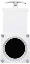 Valterra 6301M PVC Gate Valve, Black, 3" Slip w/Metal Handle 3 Inch, Black