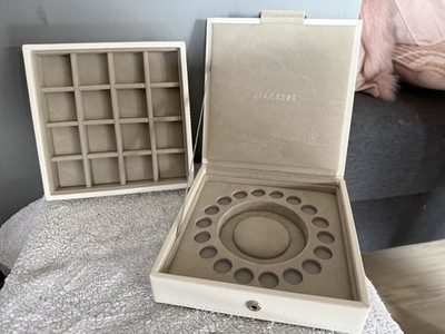 Original Stackers Charm Schmuckkästchen Weiß TOP Zustand