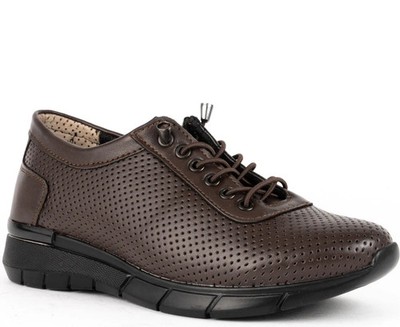 La Conte Damen Braune Keilabsatz Sneaker Freizeit LAC6029-25108
