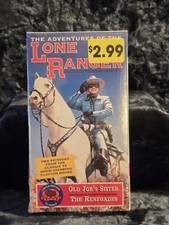 Lone Ranger VHS The Adventures Of Clayton Moore Old Joe's Sister Couch Potato