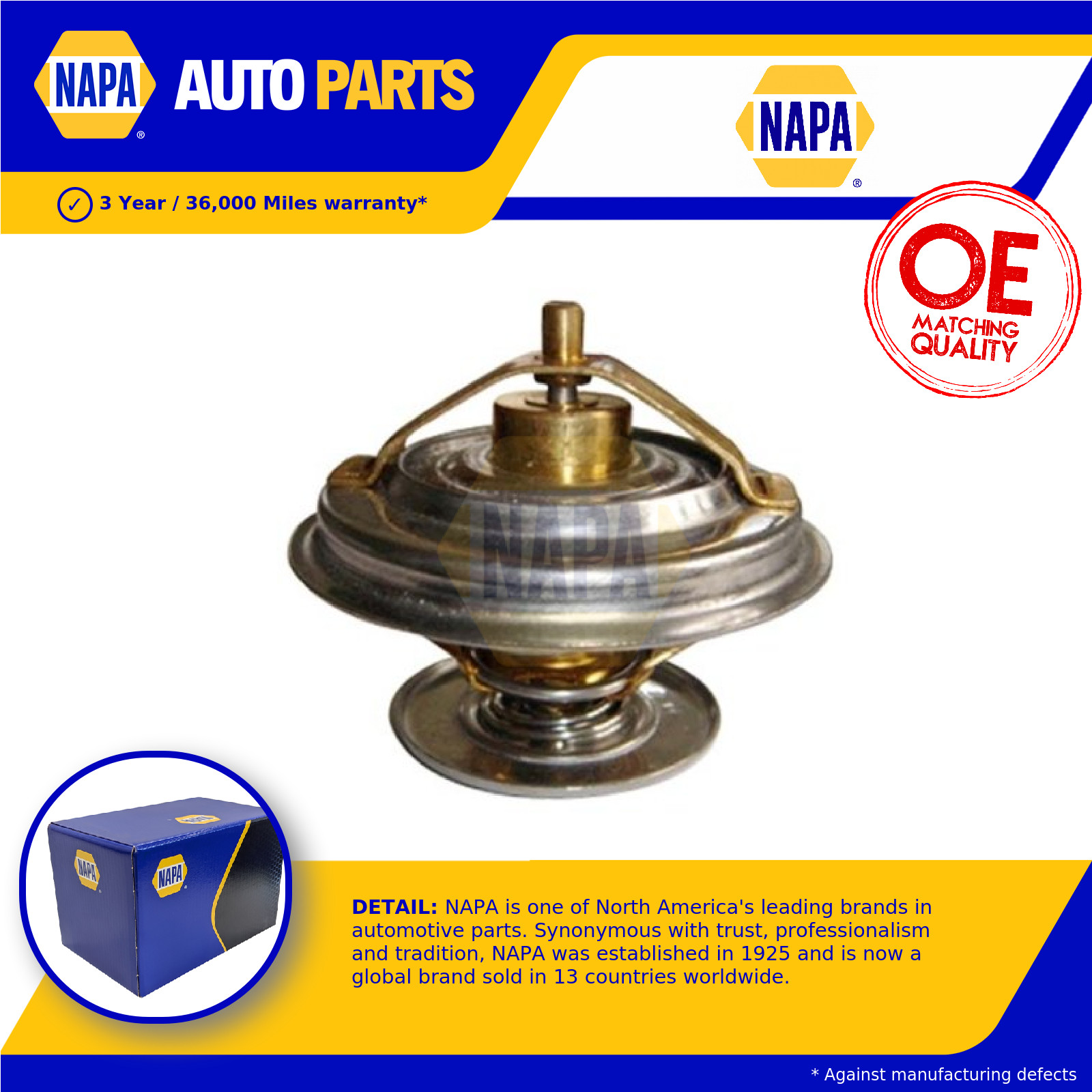 Coolant Thermostat fits FORD GRANADA 2.1D 77 to 82 WTA NAPA Quality Guaranteed - Image 12