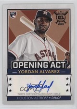 2020 Topps Big League Opening Act Yordan Alvarez #OAA-YA Auto 08vf