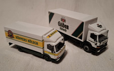 HERPA 1:87 Nr. 187411 + 188623 Mercedes Atego "Küppers Kölsch" + "Gilden Kölsch"