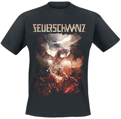 Feuerschwanz T-Shirt Herren Das elfte Gebot schwarz Band-Merch, Bands