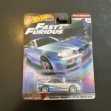 Hot Wheels Fast and Furious Fast Imports Nissan Skyline GTR R34 1/5