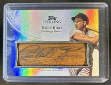 2025 Topps Sterling Ralph Kiner Bat Nameplates #1/1 Pirates