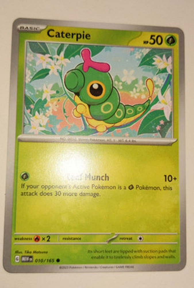 Caterpie 010/165 - Pokemon SV:151 • Normal • Common • NM