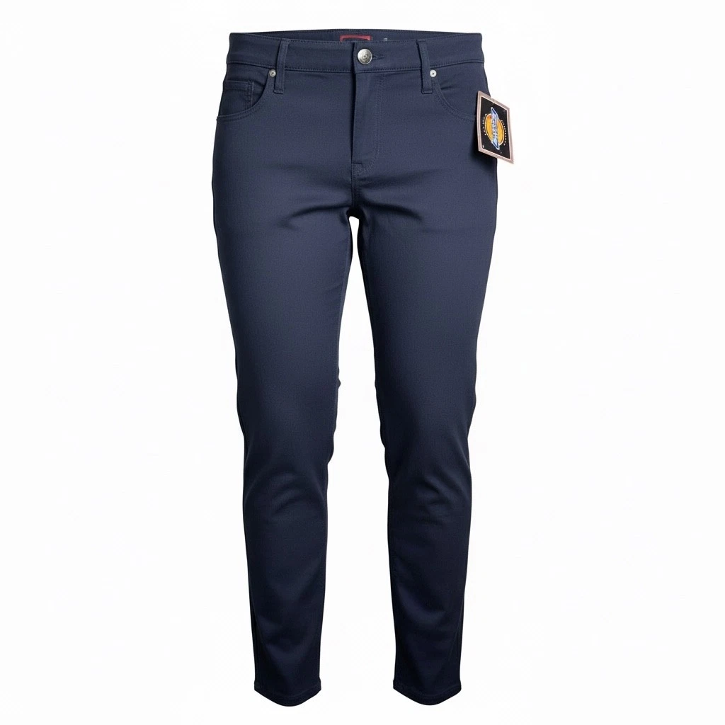 Dickies jr girl navy blue plus size low rise stretch skinny pants 16-22 hh164GL