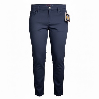 Dickies jr girl navy blue plus size low rise stretch skinny pants 16-22 hh164GL