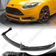 For 13-14 Ford Focus ST Hatchback Carbon Style Front Bumper Lip Bodykit Spoiler