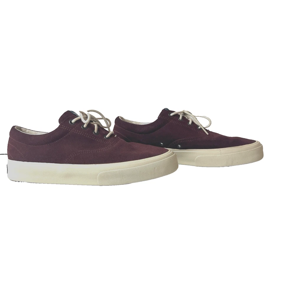 Sebago Docksides Shoes Burgundy Suede Lace Up Low Top Womens 8 M Comfort Sneaker - Image 4 of 4