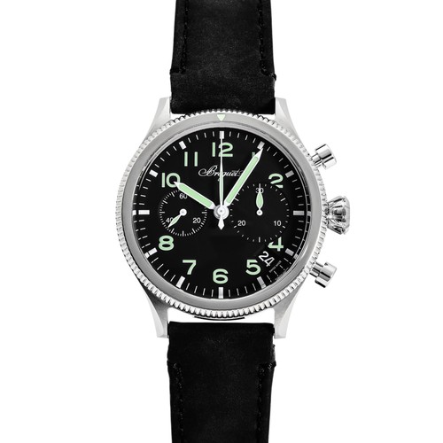Breguet Type Xx 2057ST/92/3WU Automatic winding 42mm Black Stainless New