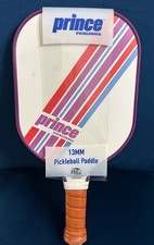 New Prince Pickleball Pro Paddle White Purple Red Blue Stripes 13MM USA Approved