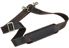 Full Grain Leather Shoulder Strap Replacement Bag Straps for Travel Bags Duffel,