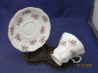 Vintage Royal Albert Tea Cup & Saucer - Corset Style - Embossed & Decorated — photo 2