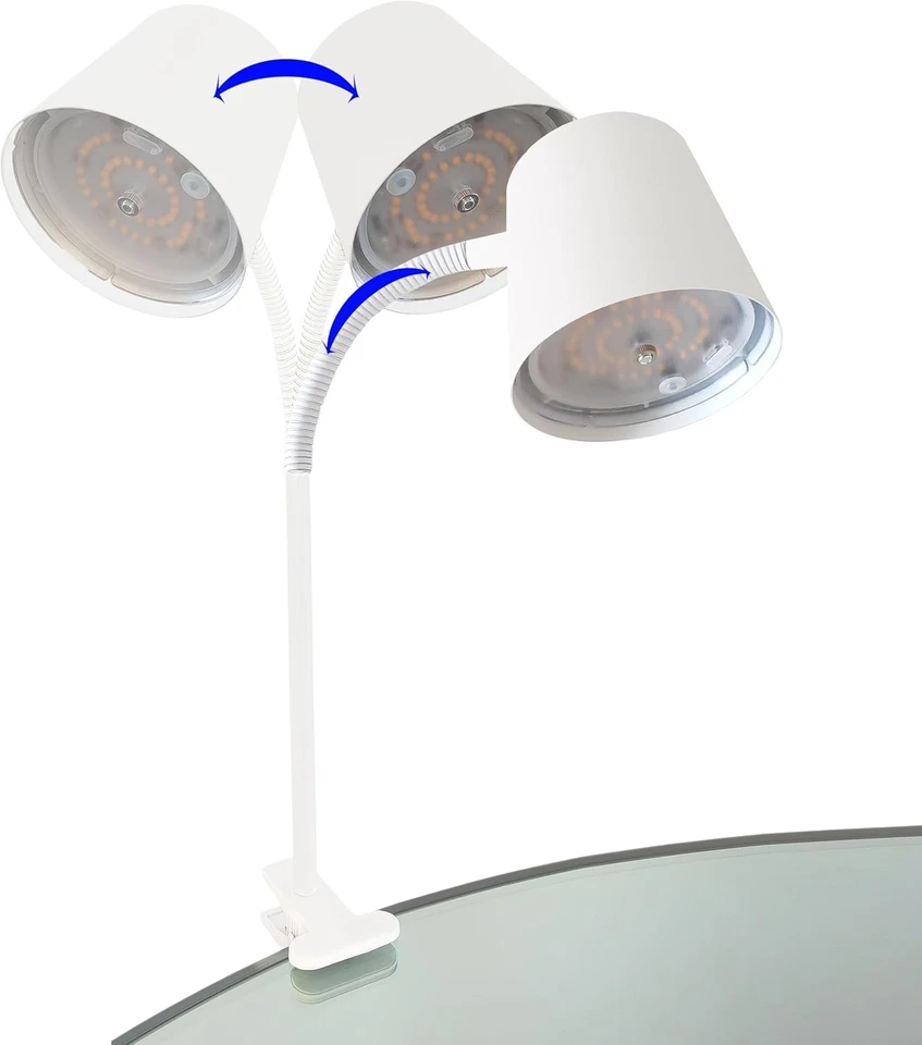 TRANGO Klemmspot mit Akkubetrieb LED Clip 6 Watt warm-weiß leuchtend 2017-22W - Bild 3 von 4