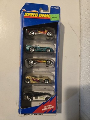 Hot Wheels Speed Demons 5 Pack New In Box 1997