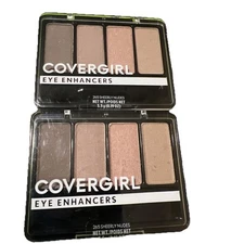 CoverGirl Eye Enhancers Quad EyeShadow Palette #265 Sheerly Nudes - 2 Pack