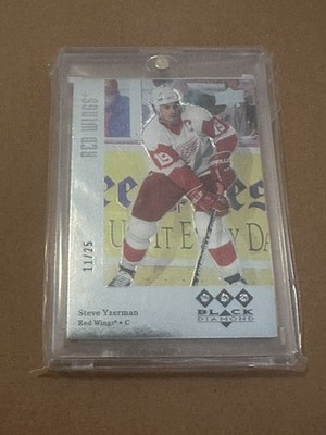 19/20 Black Diamond Retro Triple Diamond Relics Steve Yzerman 11/25 #BDT-SY