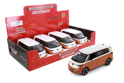 2023 VOLKSWAGEN ID. BUZZ ORANGE 1/24 DIECAST CAR SHOWCASTS 37914