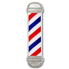 Pin de solapa esmaltada en poste de peluquería PinMart's
