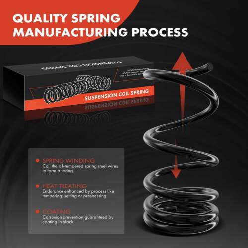 2PCS Rear Coil Springs for BMW E90 E91 320i 325i 330i 335i 335d w/o M-technology - Picture 2 of 9