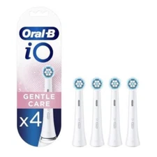Oral-B iO Gentle Care Replacement Brush Heads 4ct – Sensitive Clean Genuine