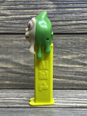 Vintage Pez Dispenser 1998 Green Sid Slime Yellow Base Foot | eBay