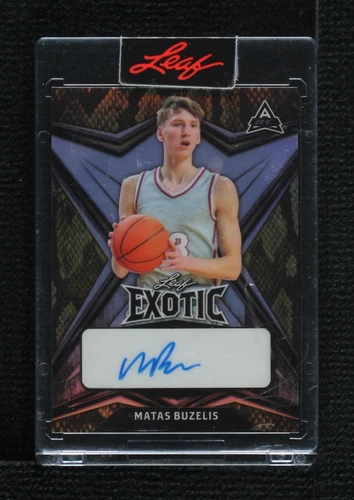 2022-23 Leaf Exotic - Matas Buzelis #BA-MB3