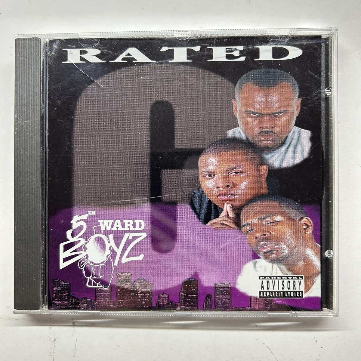 Rated G by 5th Ward Boyz CD 1995 Rap-A-Lot Promo Disc Rated G by 5th Ward Boyz CD 1995 Rap-A-Lot Promo Disc