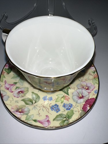 Staffordshire Royal Victorian St George, Dorset Rose tazza piattino NOTE - Foto 9 di 14