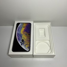 Apple iPhone XS BOX ONLY Space Model A1920 Silver 64GB Original NO PHONE 