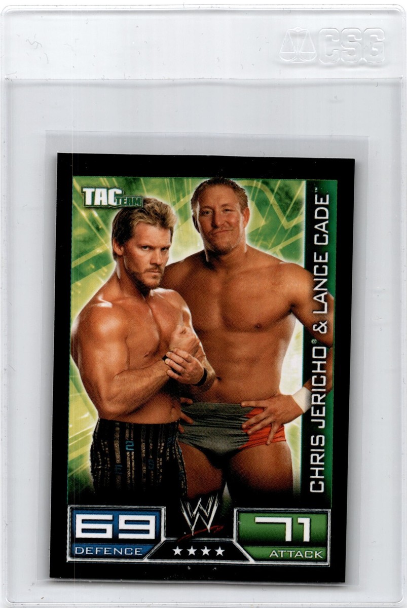 2008 Topps WWE Slam Attax Chris Jericho & Lance Cade | eBay
