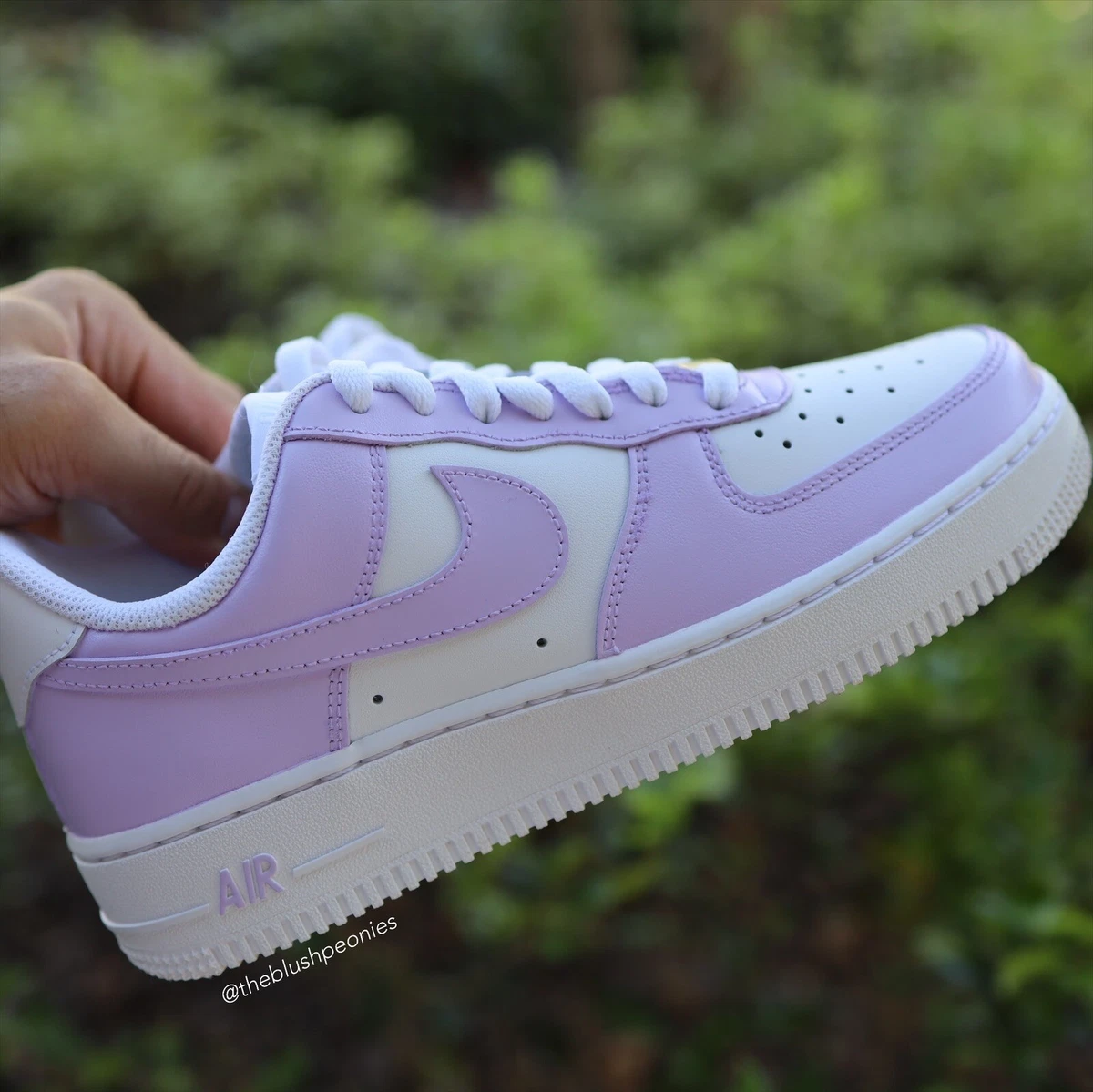 Nike Air Force 1 Low Custom Purple AF1 Unisex Shoes for Men | eBay