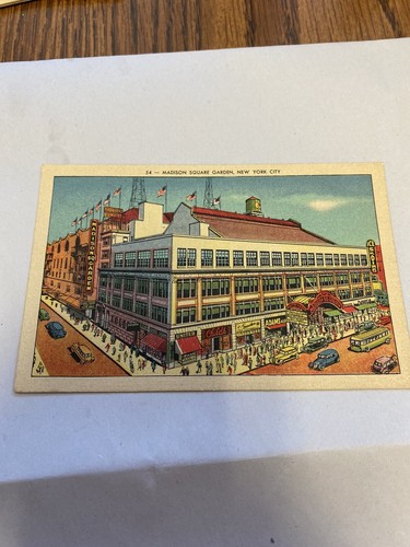 Vintage Unused Postcard Madison Square Garden New York City - Picture 5 of 8