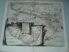 Paraiba, anno 1646, Merian Matthäus, copperengraving, edited in his Theatrum